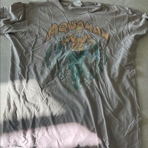 Junk Food Clothing Aquaman Tee - Gray